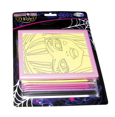 Панно из цветного песка "Centrum", серия "Monster High №3", в картонной упаковке