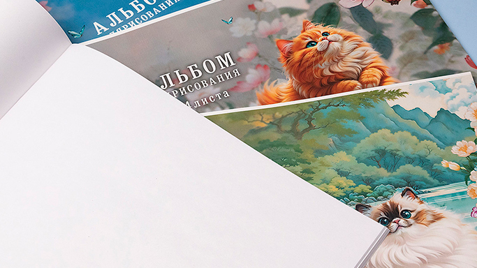 Новые альбомы для рисования «Пухляши» от Hatber: раскрываем кошачью тайну!<