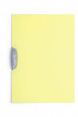 Папка пластиковая "Durable", 30л, А4, боковой клип, серия "SwingClip Color", жёлтая