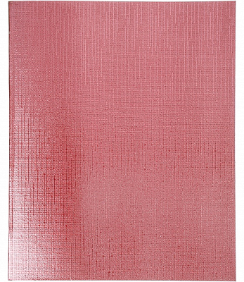 Тетрадь "Hatber", 96л, А5, клетка, обложка бумвинил, на скобе, серия "Metallic - Розовая"