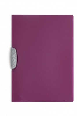 Папка пластиковая "Durable", 30л, А4, боковой клип, серия "SwingClip Color", фиолетовая