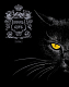 Тетрадь "Hatber", 48л, А5, клетка, 3D лак и фольга, ламинация, на скобе, серия "Royal Cats"