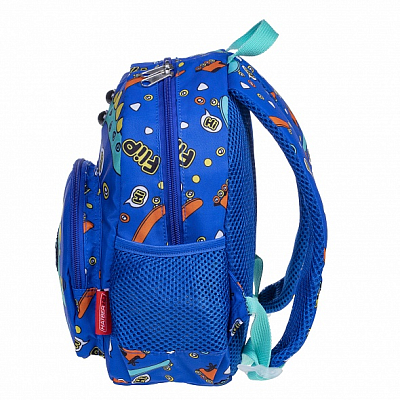 Рюкзак "Hatber", 27х23х11см, полиэстер, 1 отделение, 3 кармана, светоотражающие элементы, серия "Kids - Дино"