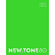 Тетрадь "Hatber Premium", 80л, А5, клетка, на 4-х кольцах, ламинация, серия "NewTone Neon - Лайм"