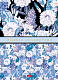 Бизнес-блокнот "Hatber", 80л, А4, клетка, 5 цветная линовка и срез, ламинация, твёрдый переплёт, серия "Floral Collection"